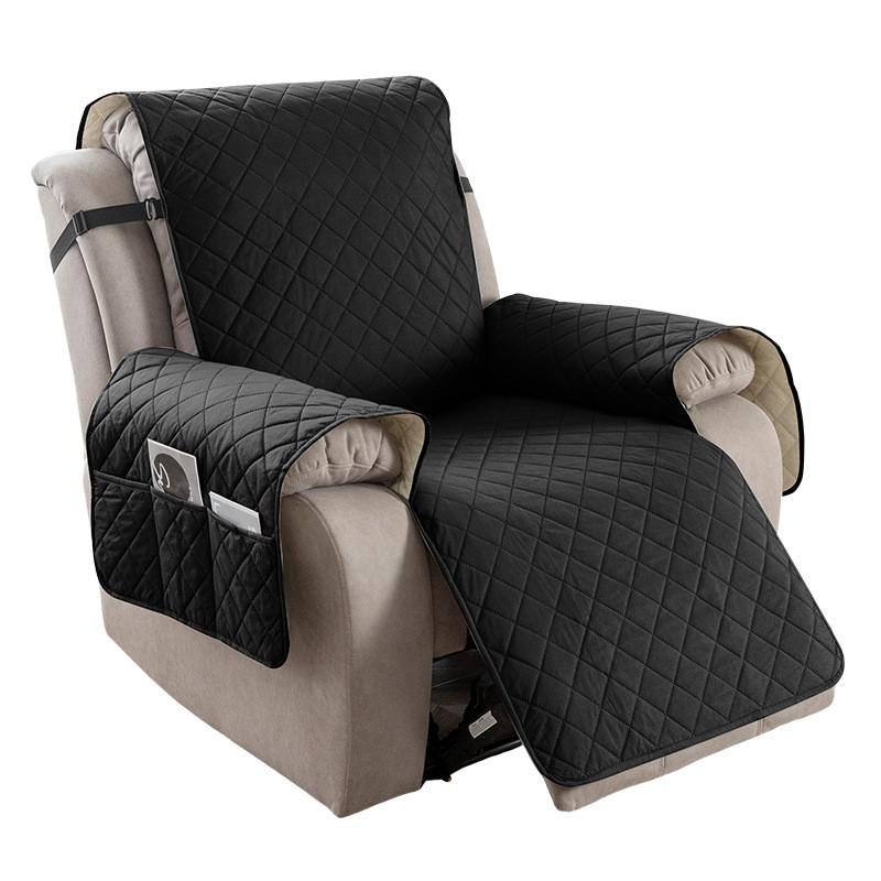 Universal Polyester Square Pattern Sofa Cushion For Single Double Triple Seat Lounge Chair Protector
