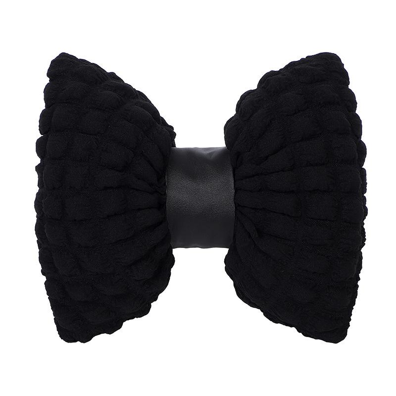 Top Quality Car Headrest Neck Pillow Women Bow-knot Car Office Chair Waist Cushion Lumbar Support Cute Car Accessories Girl