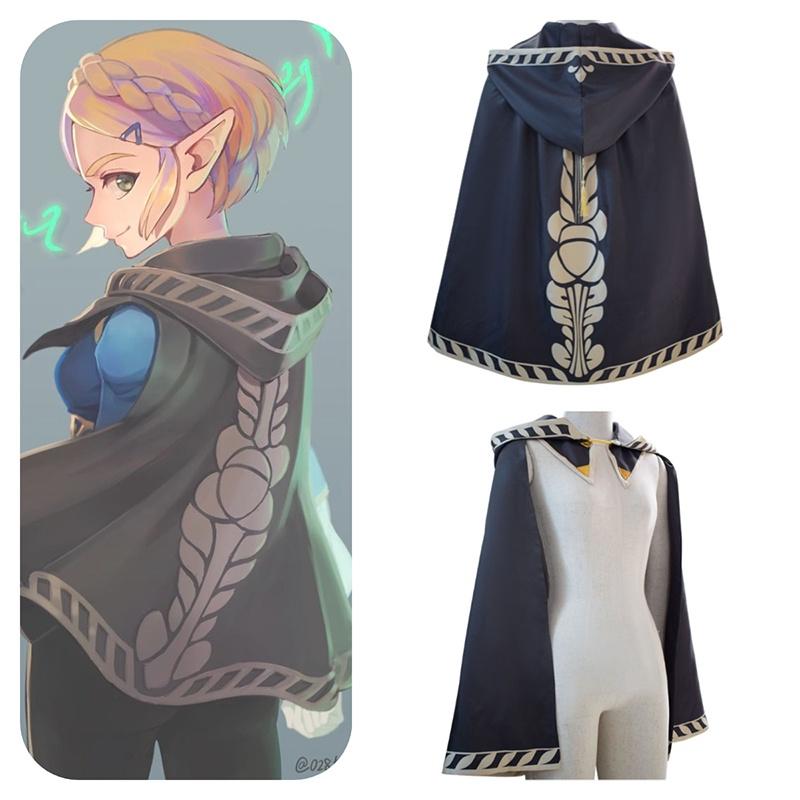 Zelda Of Legend Kingdoms Tear Cosplay-kostyme Prinsessekappe Spillentusiaster