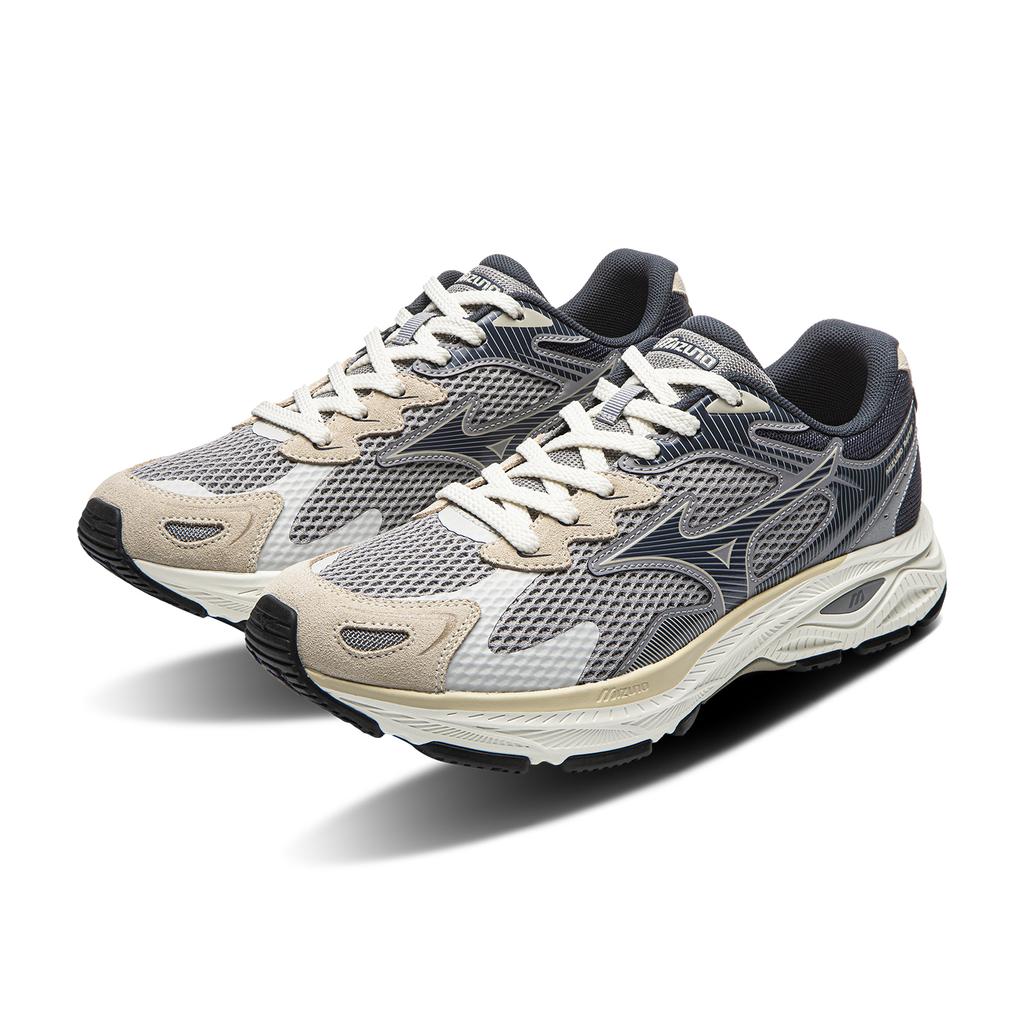 Mizuno Racer S Retro Trend Versatile Comfortable Breathable Sports Low-Top Running Shoes Unisex sneaker Feather-Gray D1GH253513