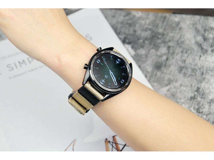 Trendy Nylon Sport Strap for Huawei GT3, Honor GS Pro, Samsung Watches