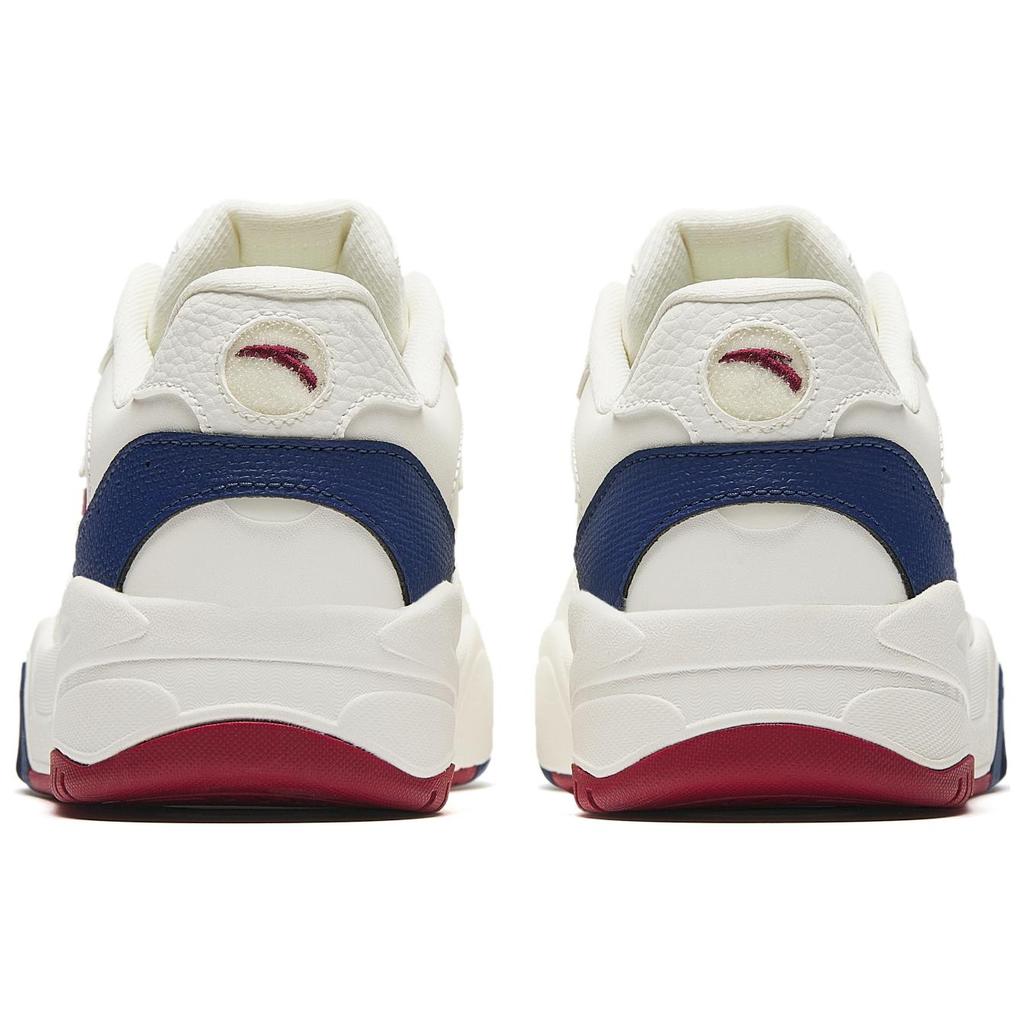 Anta Wave Shoes Versatile Casual Height Increasing Wear Resistant Lightweight Non Slip Low Top Skate Shoes Women sneaker White Red Blue 922518005-7