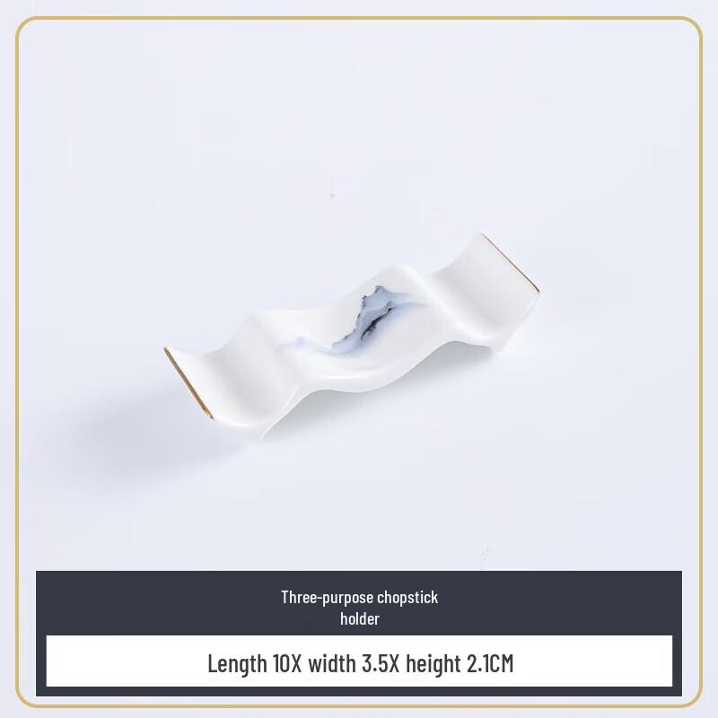 ShengXinhui Gold-Rimmed Bone China Tableware Set