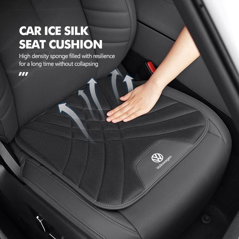 Car Ice Silk Seat Cushion Memory Foam Breathable Protector Pad For Volkswagen VW Polo Jetta Sagitar Magotan Passat B5 B6 B7 CC QN9