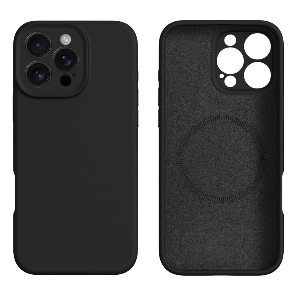 For iPhone 16 Pro Max Case Compatible with MagSafe Precise Cutouts Liquid Silicone Protective Back Cover