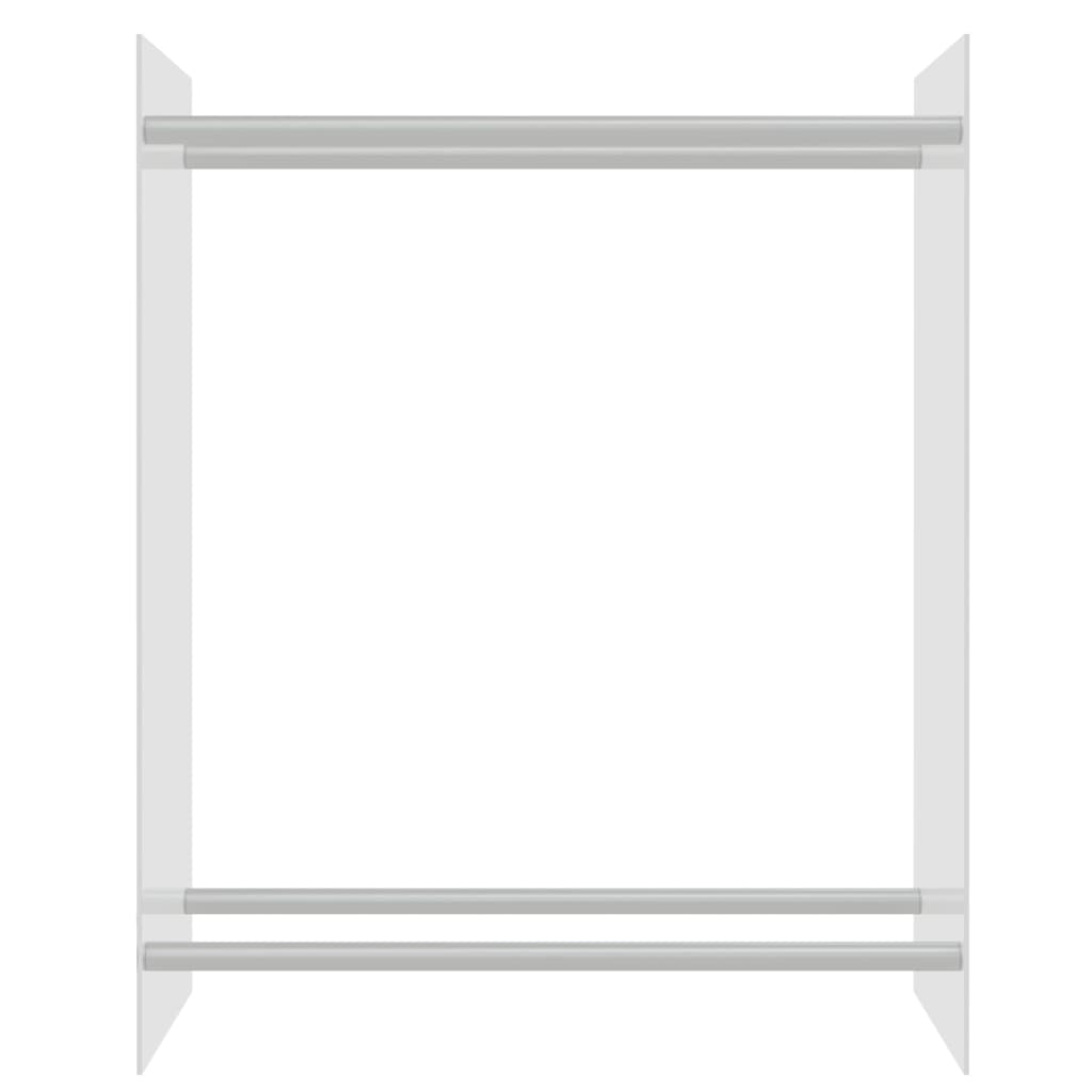Vidaxl Stojak Na Drewno Opałowe, Przezroczysty, 80X35X100 Cm, Szkło