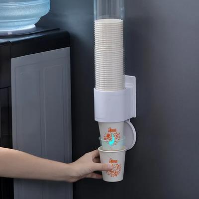 Water Dispenser Paper Cup Holder Disposable Paper Cup Plastic Cup Dispenser Automatic Cup Divider Household Convenience