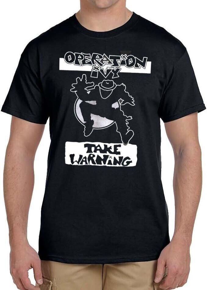 OPERATION IVY SKA PUNK BAND Black T Shirt M