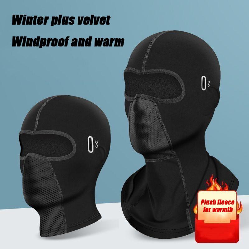 Cycling Balaclava Outdoor Riding Warm Motorcycle Helmet Breathable Ice Windproof Scarf Cold Protection Face Ski Mask Winter