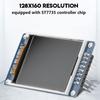 Bewinner 1.8inch LCD Display Module, TFT Screen Module 128 x 160 Resolution Onboard Driver ST7735 SPI Interface, Full-Color LCD Screen Display