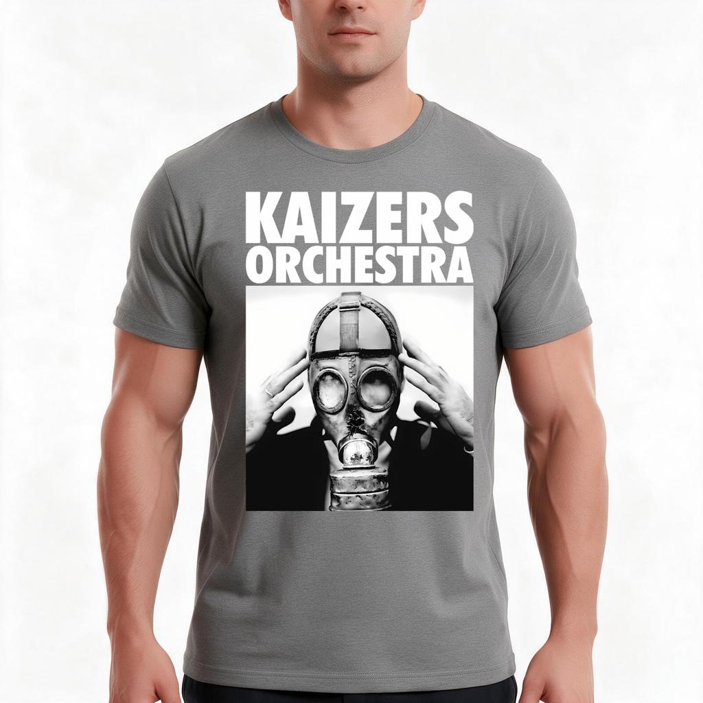 Kaizers Orchestra Band TShirt Summer Casual Cotton Tee Oversized Streetwear Tops Vintage Graphic Print Unisex Unisex Unisex
