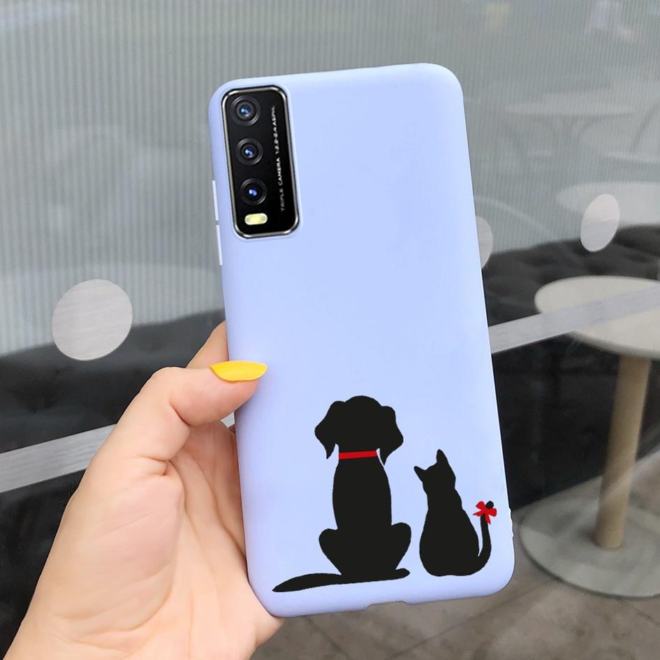 For Vivo Y20 Y20i 2021 Case Silicone Fashion Daisy Sunflower Floral Soft Phone Cover For Vivo V2029 V2027 V2032 Y 20 Y 20i Coque