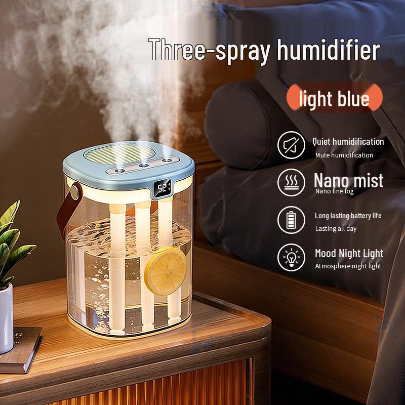 ZISIZ Portable Quiet Rechargeable Humidifier
