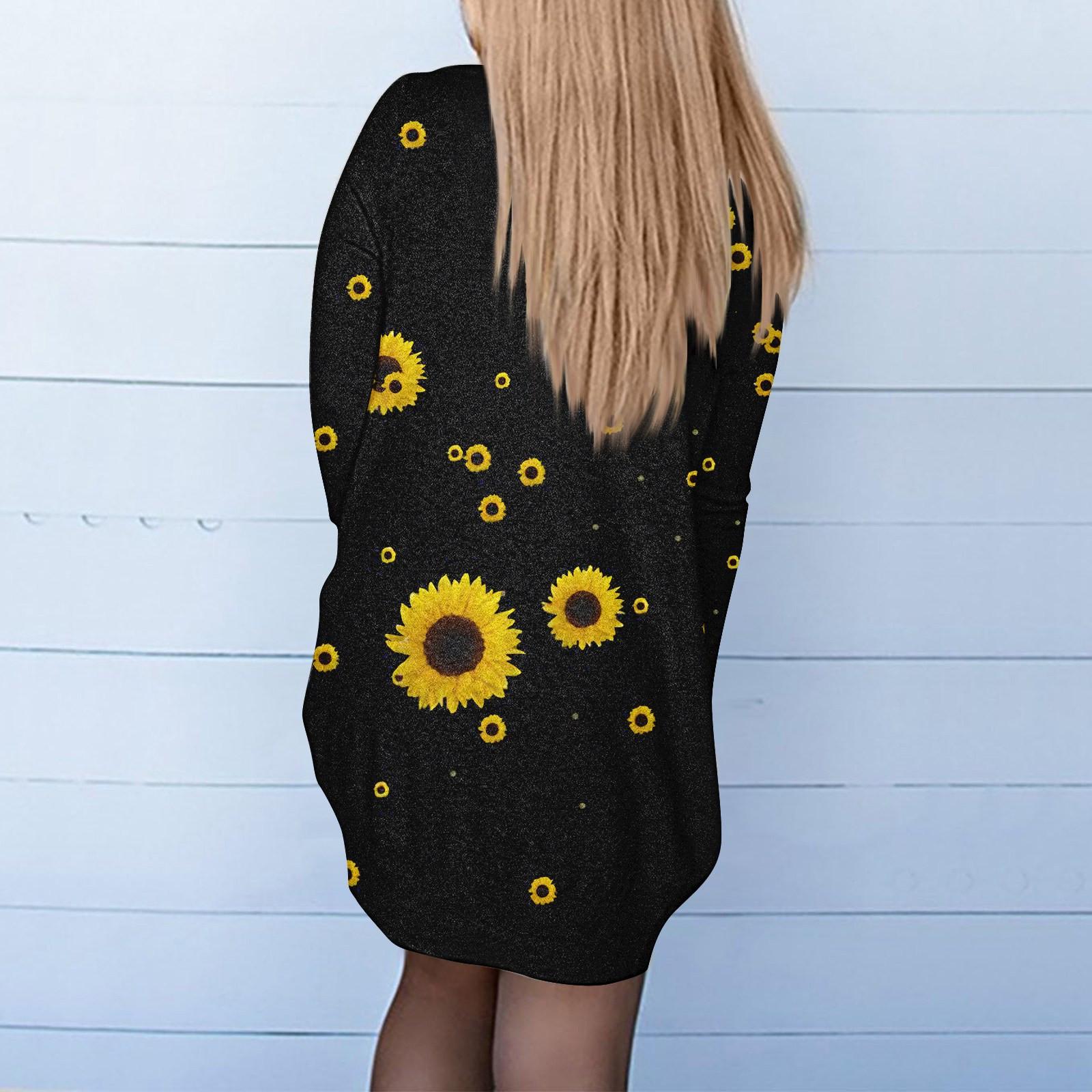 Женская мода Свободный повседневный карманный однотонный кардиган с длинными рукавами — фото 6