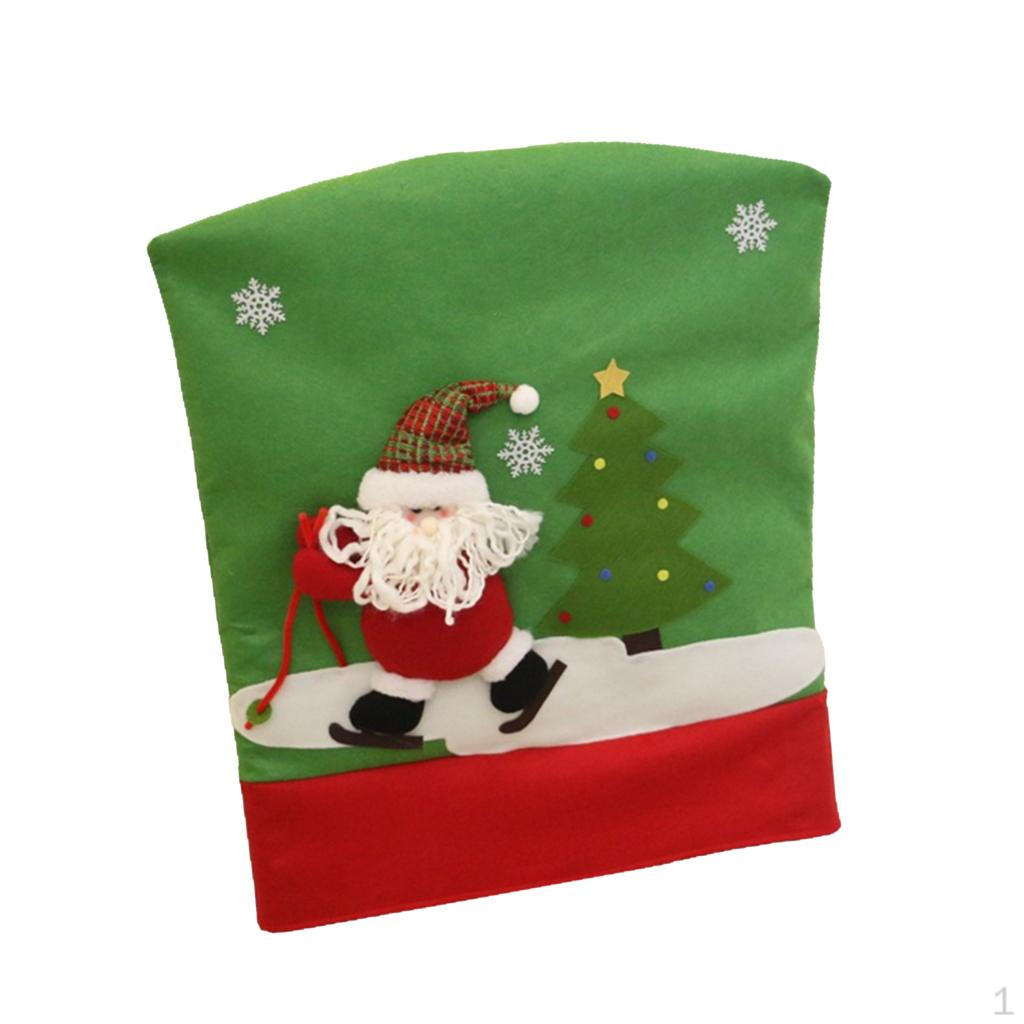 Cover Party Decor Table Dinner Home Santa Claus