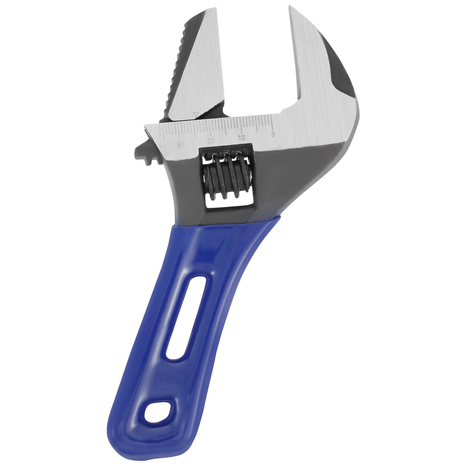 1/2Pcs Adjustable Wrench 5/8/10in High Strength Scale Pipe Wrench Monkey Wrenches with Anti Slip Grip for Garage Pipe Hand Tools