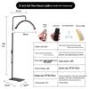 24" U-Shaped LED Beauty Lamp with Floor Stand for Nail, Tattoo, and Eyebrow Art.