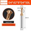 Tungsten Steel Double-Sided 90° Chamfering Tool for Steel and Aluminum