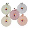 NUBI Korean Traditional Lotus Taegeuk Round Coaster Set 5 Designs Souvenir Gift Set for Foreign Visitors