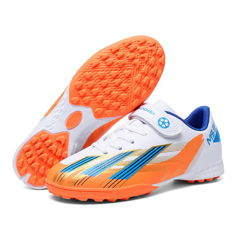 Low-Top Children S Football Shoes Artificial Turf Velcro Boys Broken Nails Women S Non-Slip Breathable Football Shoes 28