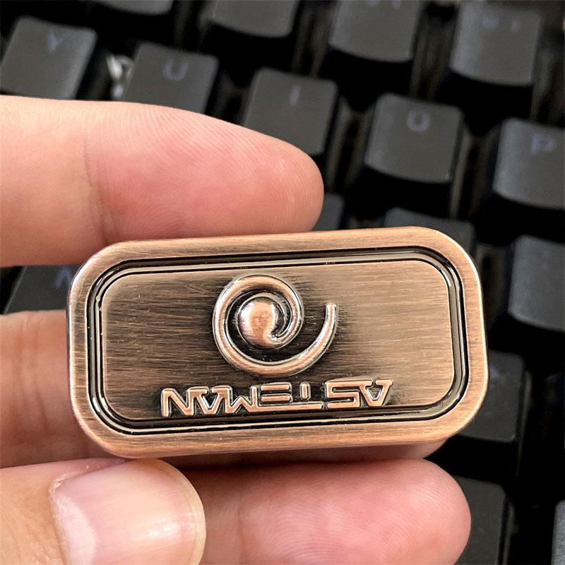 Whirlpool Three Layer Fidget Slider Adult EDC Metal Fidget Toy ADHD Hand Spinner Autism Anxiety Stress Relief Office Toys