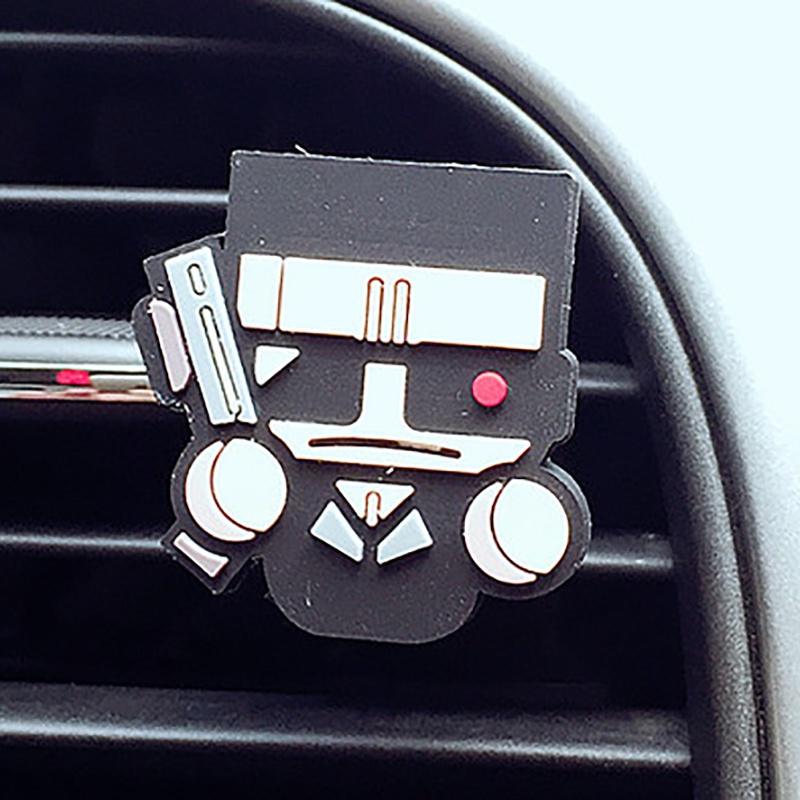 Roztomilý kreslený osvěžovač vzduchu do větrací mřížky s prémiovou vůní pro interiér vozu