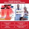 Red Light Therapy Knee Massager Pad 850/660nm LED Infrared Knee Brace Strap for Knee Shoulder Elbow Ankle Pain Relief Arthritis