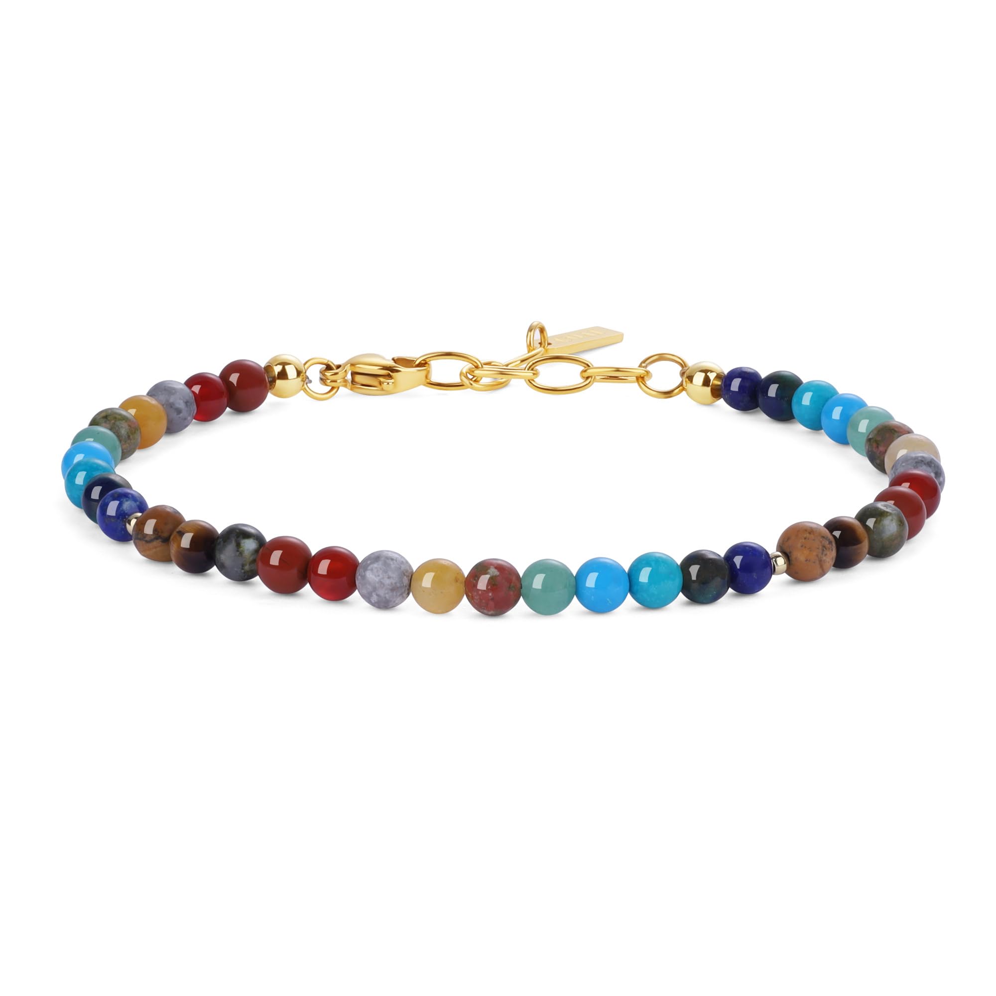 

Koai 4mm Chakra Bead Power Stone Bracelet for Women