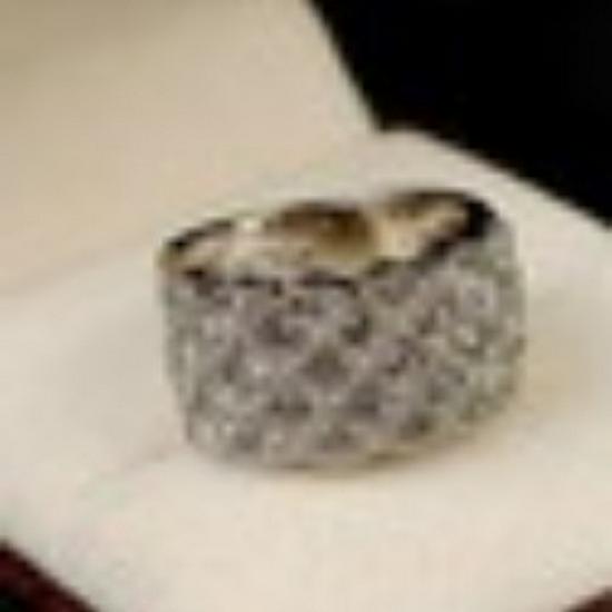 Korean Luxury Sparkling Diamond Ring