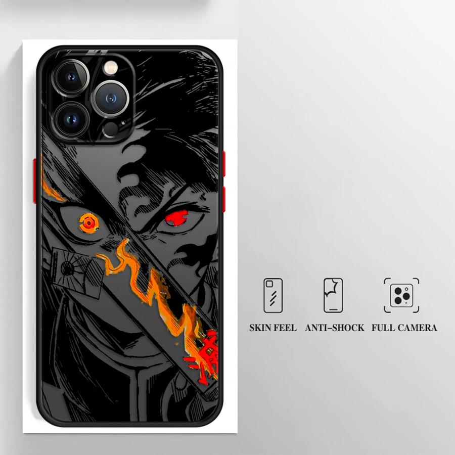 Japanese Cool Tanjirou Case for Apple iPhone XR 16 14 8 7 SE 12 13 Mini 11 XS 11 Plus 15 Pro MAX Soft Cover 12Pro 16 Plus 14Pro