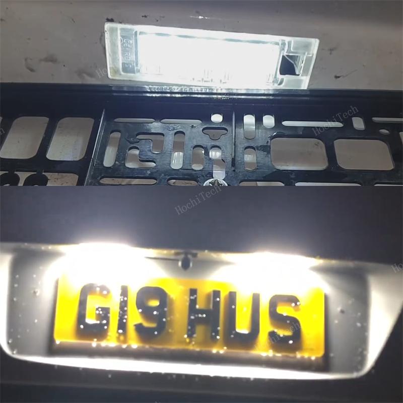 2Pcs License Plate Light For Opel Vectra C Astra J Astra H Zafira B ignia Corsa C Corsa D Meriva A Tigra B Number Plate Light