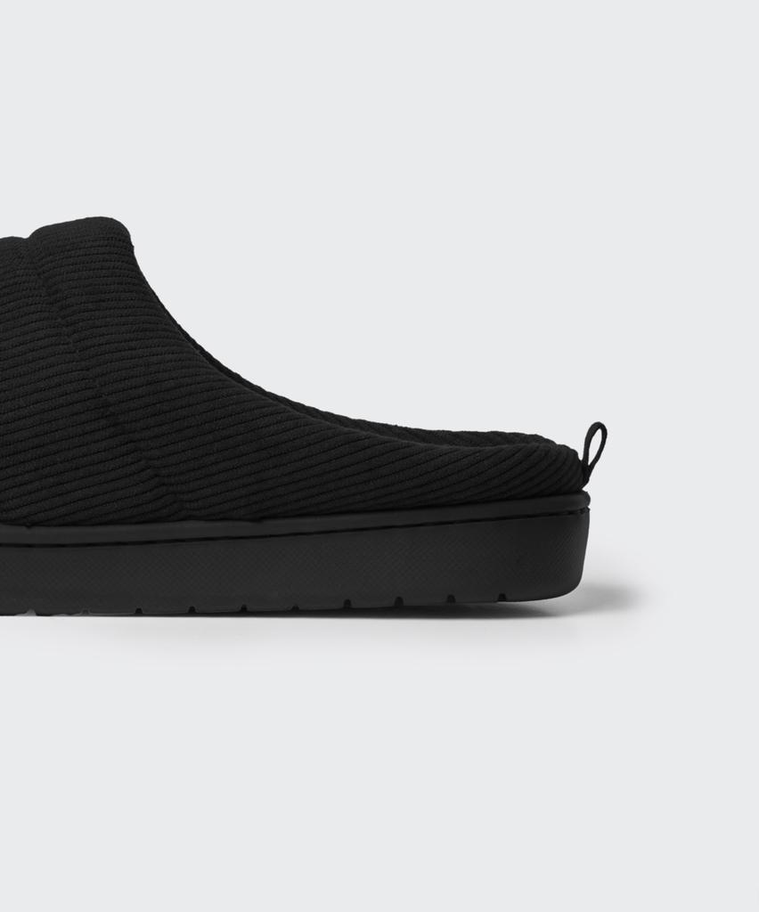 Musinsa Standard Corduroy Padded Mules [Black]