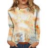 Women's Long-sleeved Loose-necked Halloween Print Casual Top, Suitable for Holiday Parties