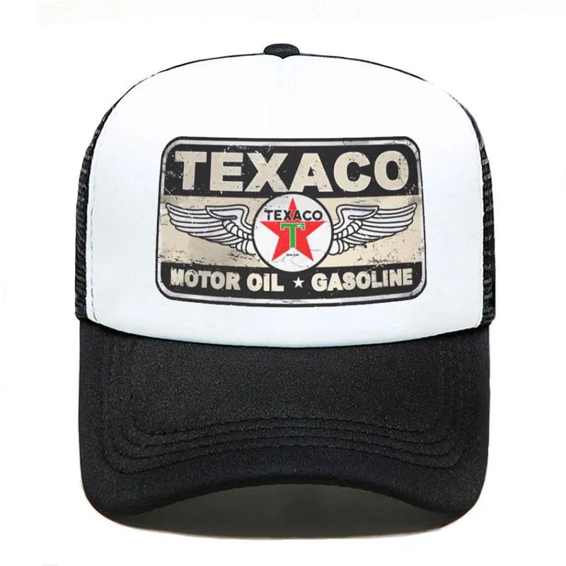 

Punk Unisex Vintage Texaco Sign Trucker Hat Adult Adjustable Baseball Cap for Unisex Women 2023 Summer Hip Hop Snapback Caps Kids Size