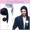 Gorro de Algodão Unissex com Pompom Branco Para Usar no Inverno e no Verão