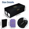 Ryshepro Large Capacity Trading Card Storage Deck Box Magnetic Closure Case with Dividers  and Cushions for MTG PTCG TCG Card