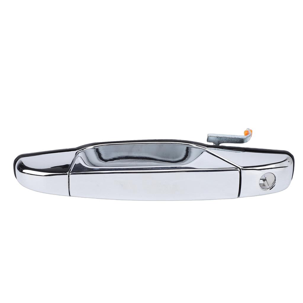 Front Chrome Exterior Door Handle Replacement for Chevy Silverado 1500 2500HD 3500HD Car Outer Door Handle Left Driver