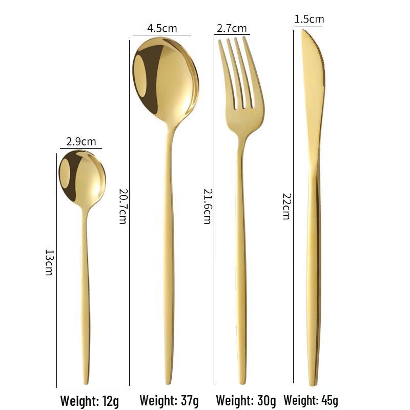 Abay Stainless Steel Western Cutlery Set