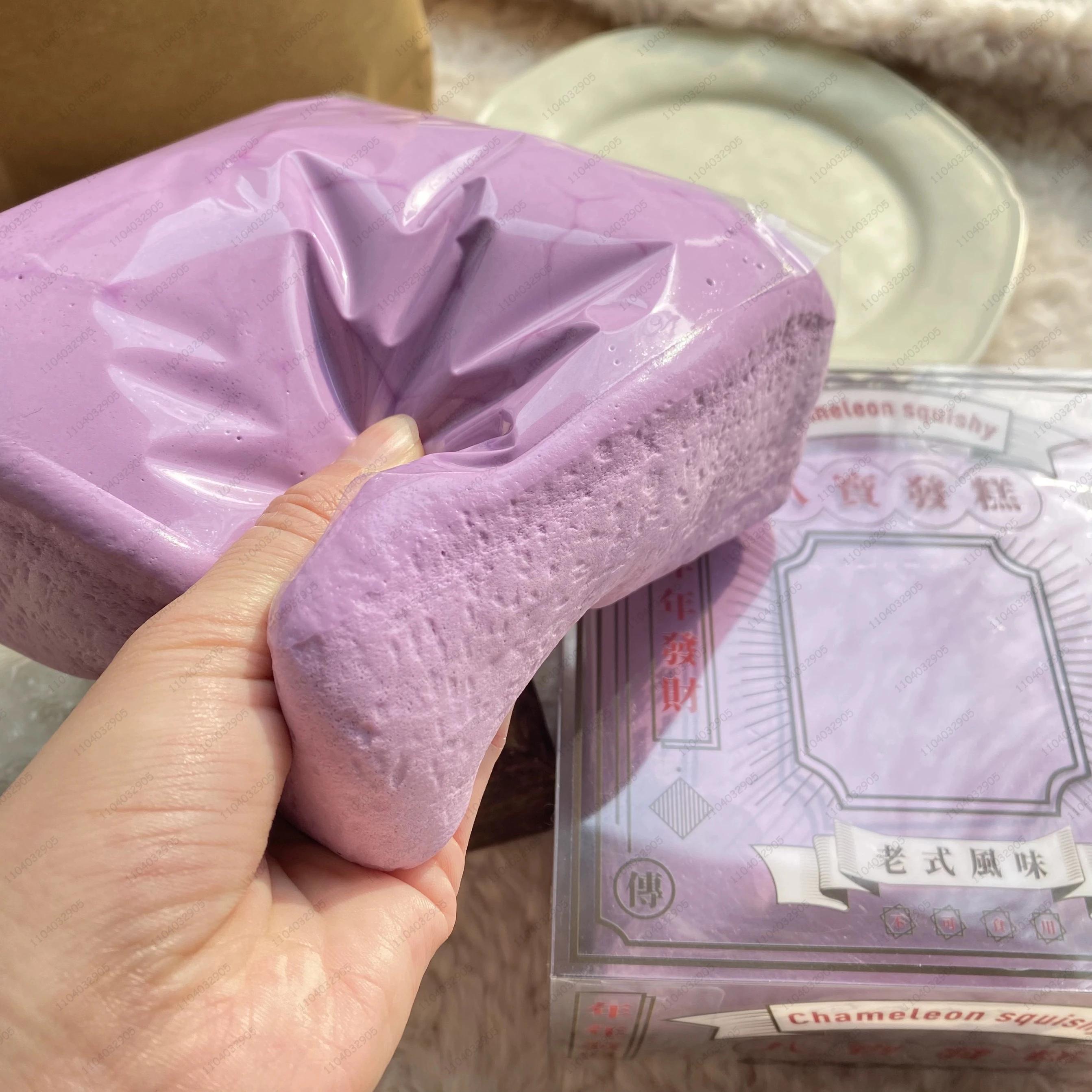 

Thick Square Milk Rice Cake Squishy Gentle Rising Milk Cake Bread Gentle Recovery Fidgeting Toy Anti Stress Release Hand Relax Toy
