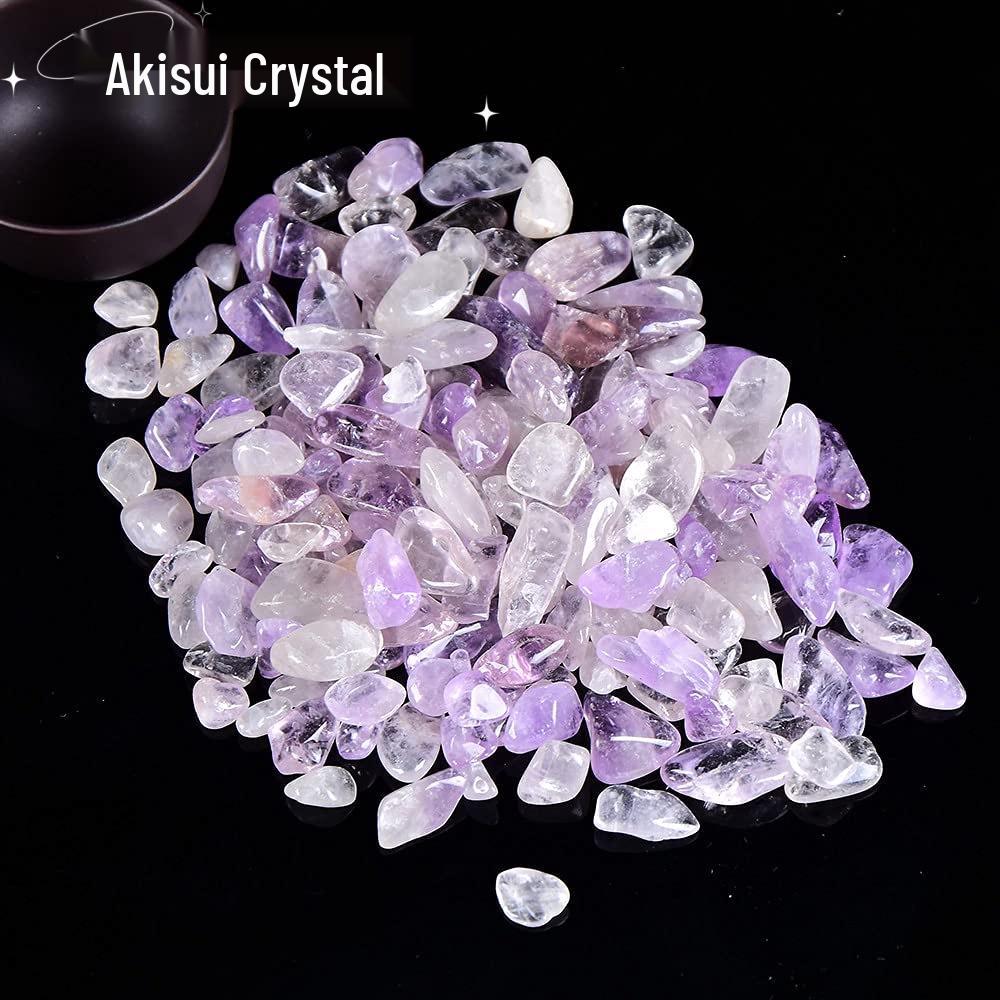 

Лавандовий Аметист Подрібнений Камінь для Декору Акваріума та Квіткового Горщика 5-7mm Amethyst