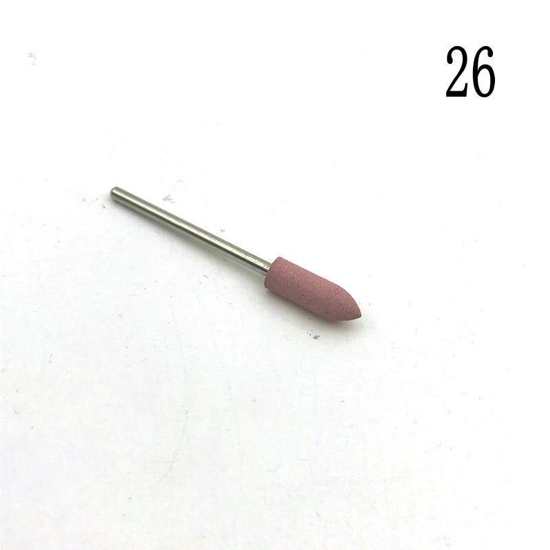 1pc Dental Rubber Silicone Polisher Nail Drill Bit Dental Silicon Rubber Burs Drill Accessories Foot Polishing Tools