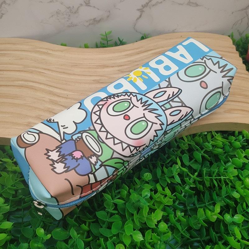 Youzhi Sifang Large Capacity Pencil Bag High Value Single Layer Cartoon Stationery Bag Student Learning Storage Bag pu