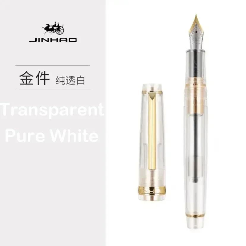 JINHAO 82 Luxury Fountain Pen All Colour 0.7/0.5/0.38mm Nib Business Office Student School Supplies Stationery Pens for Writing