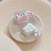 Airpods 1 /2 Generation Transparent Bluetooth Headset Case Protective Case Pro Butterfly 3Rd Generation Mountaineering Buckle Simple Women'S Buckle