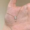 Water Droplet Zircon Pendant Necklace For Women Simple Temperament Versatile Jewelry Gifts Wholesale
