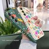 Custodia per telefono a fiori colorati per Samsung Galaxy A37 A57 Cover in silicone liquido