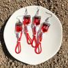 Type a B O AB Plasma Blood Bag Earrings PVC Halloween Jewelry Funny Blood Bag Necklace  Cosplay