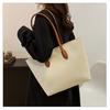 New Large Capacity Faux Leather Tote Bag for Women Office Commute Shoulder Handbag Casual Work Purse