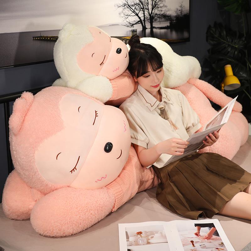Huge Number Little Monkey Doll Pillow for Boys and Girls To Sleep with Cute Plush Toy Orangutan Doll