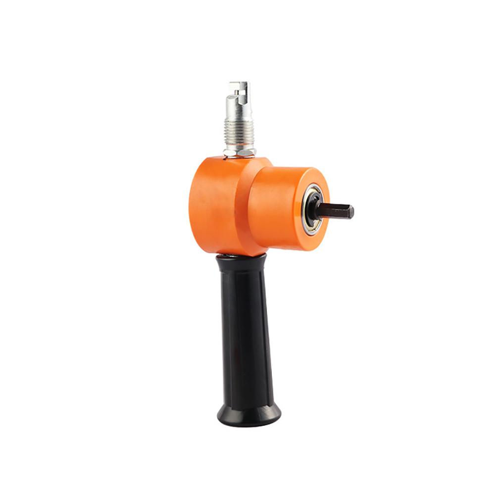 Dual Head Sheet Metal Cutting Nibbler Electric Drill Attachment 360 ° Rotatable